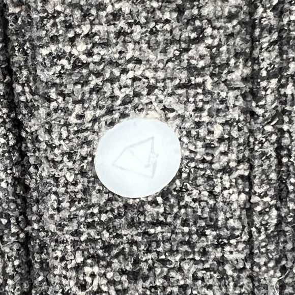 DESO Sweater Womens Large 1/2 Snap Pull Over Made In USA Grey Brown California - Picture 3 of 15